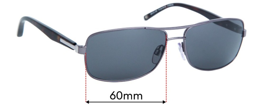 Sunglass Fix Replacement Lenses for Tommy Hilfiger TH Sun Rx 05 - 60mm Wide